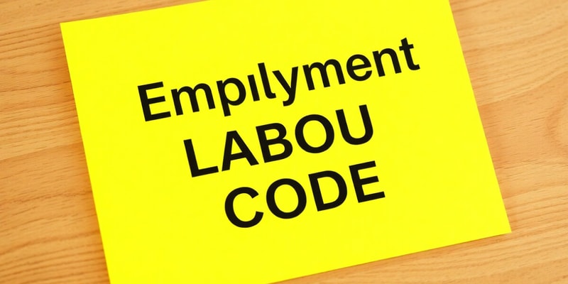 Sources of Employment Law in Canada