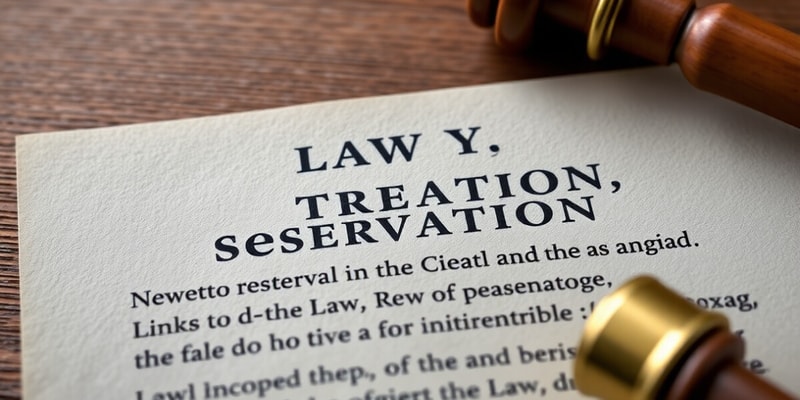 Treaties and Reservations in International Law