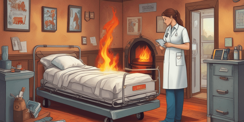 Nursing: Fire Safety and Burn Care