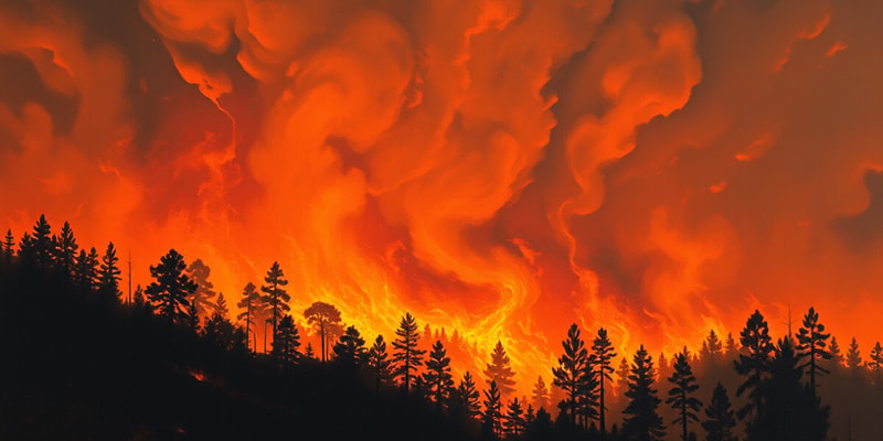 Comportamiento del fuego en incendios forestales