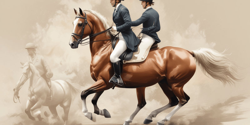 Dressur-Grundübungen im Pferdesport