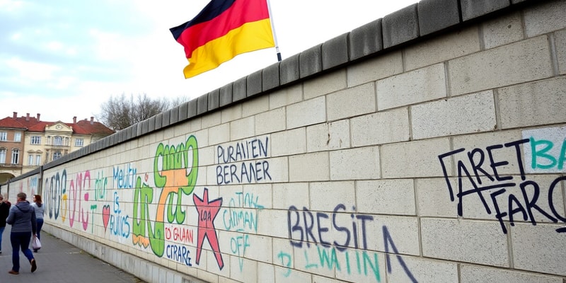 The Fall of the Berlin Wall and German Reunification