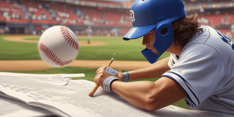 Comparing Baseball Lineup to Essay Introduction