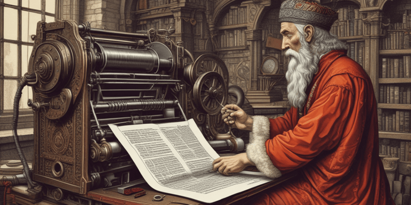 The Invention of Printing Press