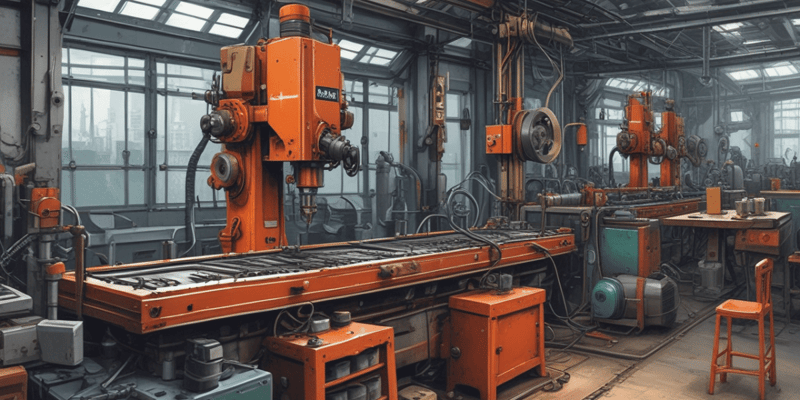 Introduction to Drilling and Boring Machines