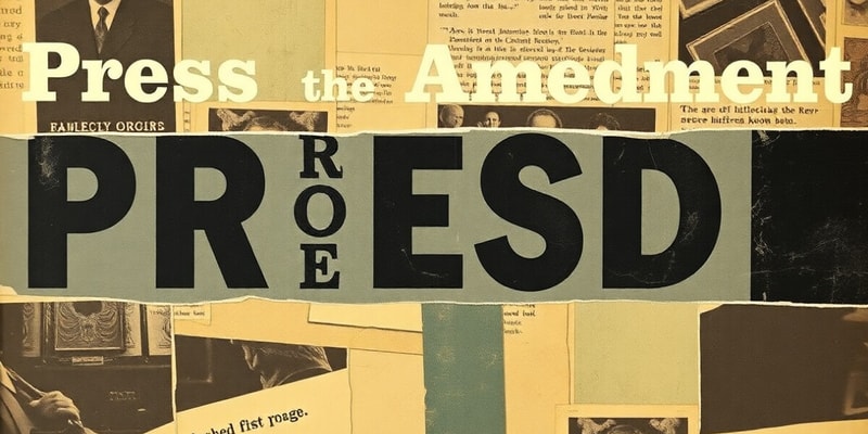 Press Freedom in American History