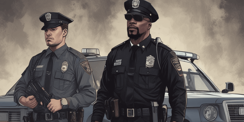 Policía Nacional: Logística y Justicia Penal