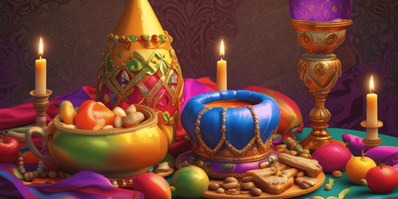 Purim Observance and Gift Giving in Jewish Tradition