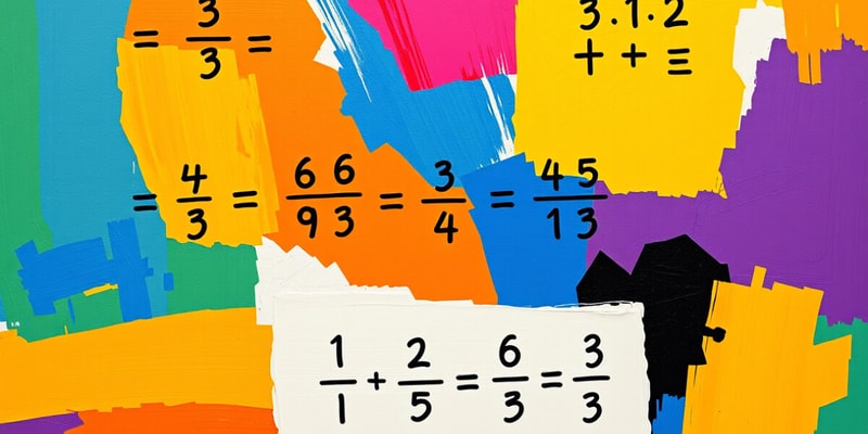 Rational Numbers and Operations Quiz