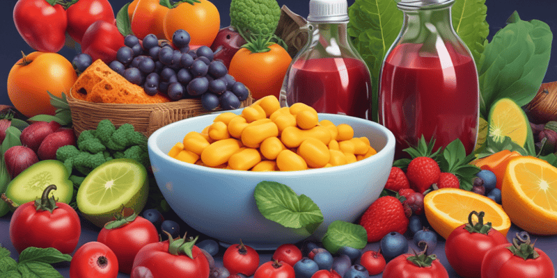 Vitamins, Antioxidants, and Phytochemicals