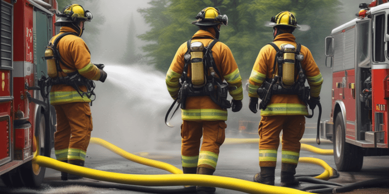Firefighting Techniques: Hose Maneuvers and Pump Feeding
