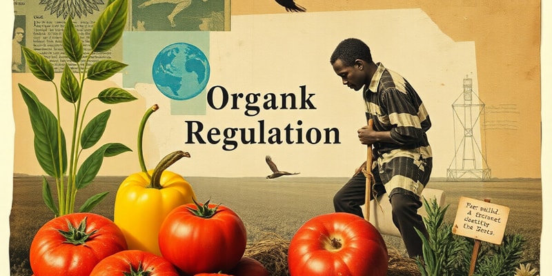 Organic Food Regulations Quiz