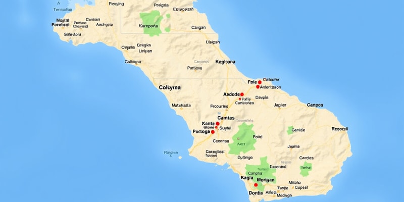 Regiones de Chile y sus Capitales