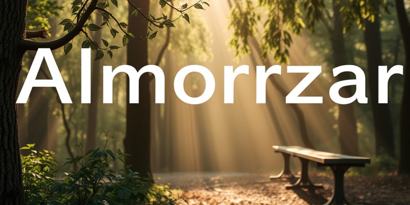 Spanish Verb Conjugation: Almorzar