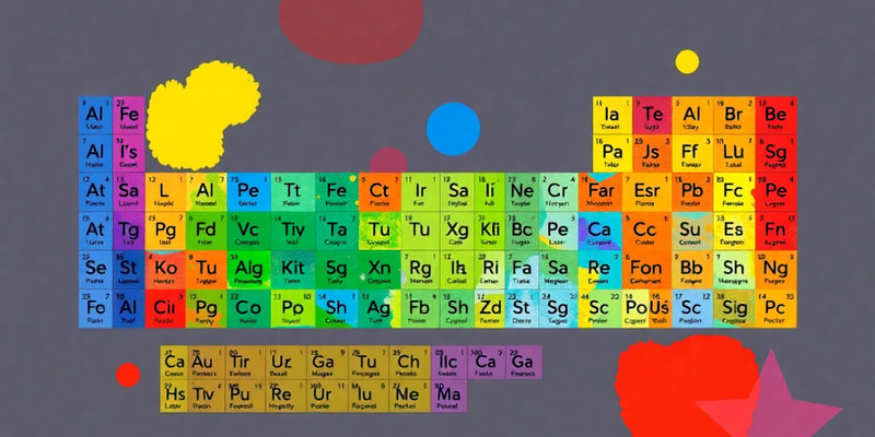 Chemistry: The Periodic Table Overview