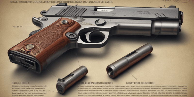 Firearm Definitions FSS 790