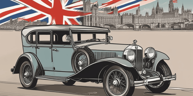 British History 1920s-1930s: Politics and Society