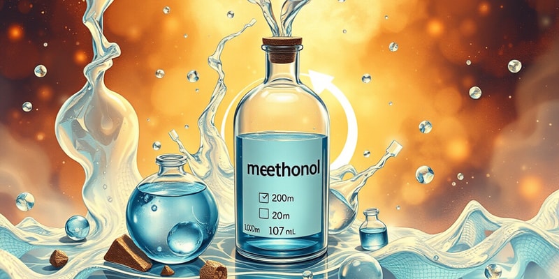 Chemistry of Methanol and Alcohols