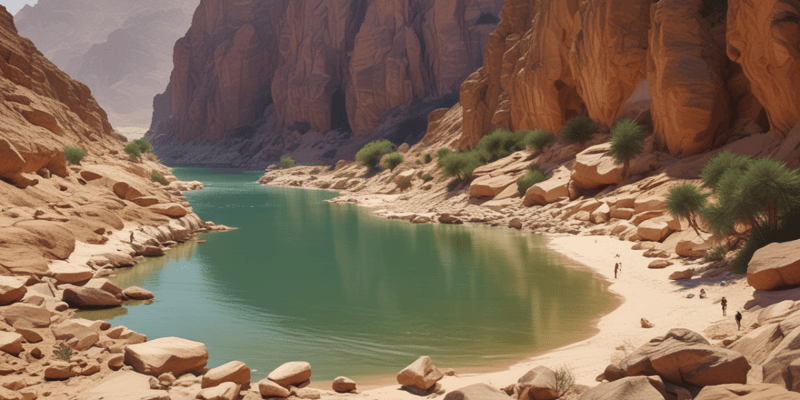 Wadi Darbat in Oman