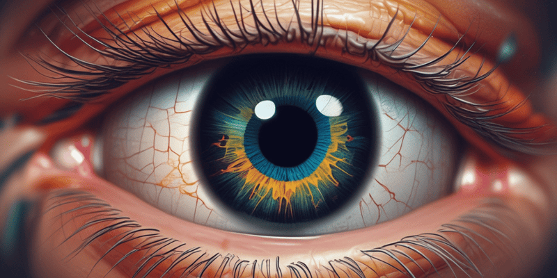 Anatomía del ojo y células visuales
