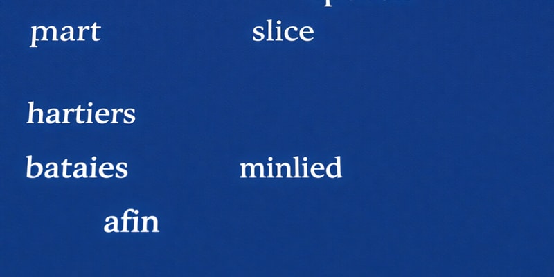 Parts of Speech in English