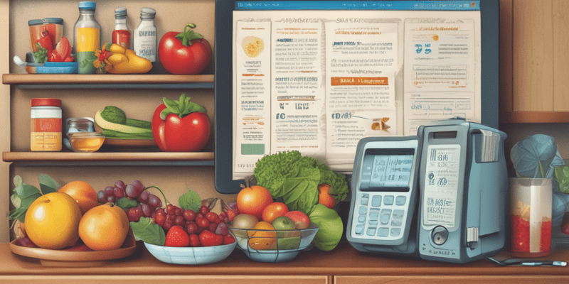 Diabetes Care and Nutrition