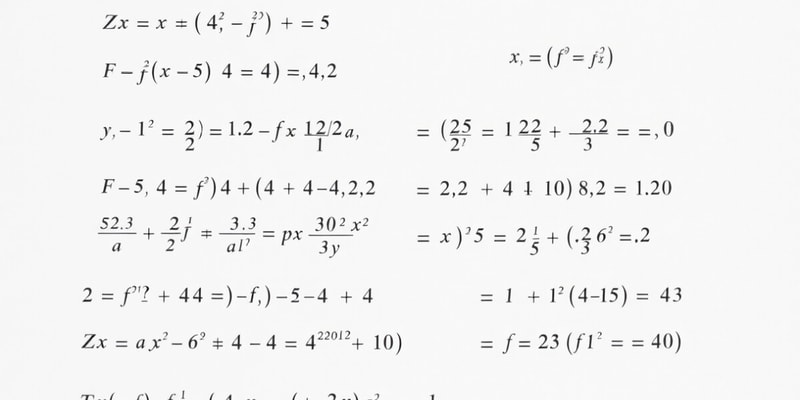 Systems of Equations Quiz