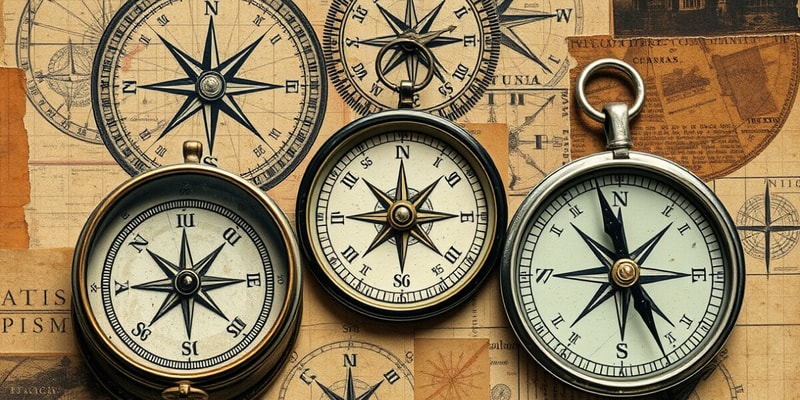 Navigational Instruments with Compasses