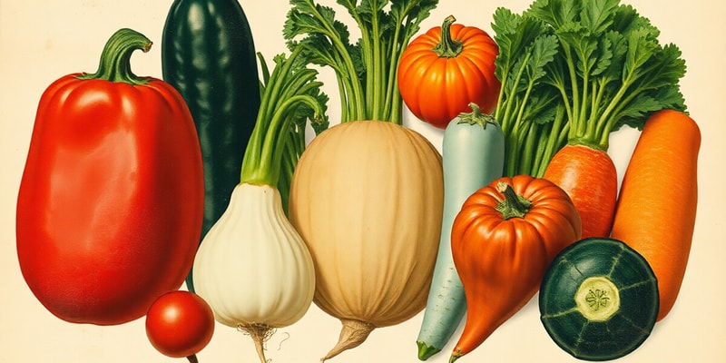 Vegetable Classification Quiz