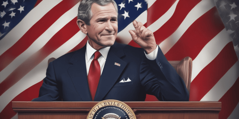 George W. Bush's Second Term Presidency