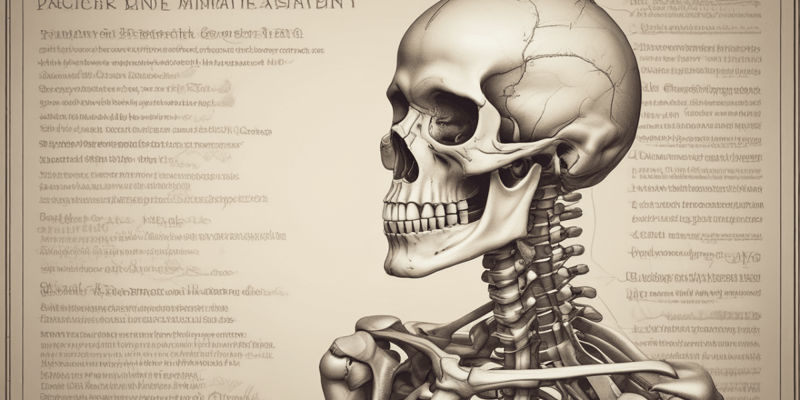 Bone Anatomy and Functions