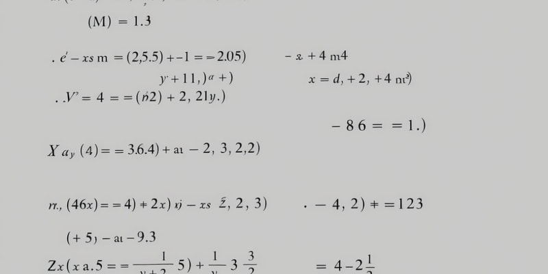 Algebra 1: Standard Form Flashcards