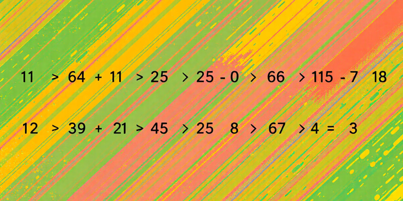 Arithmetic Sequences Quiz