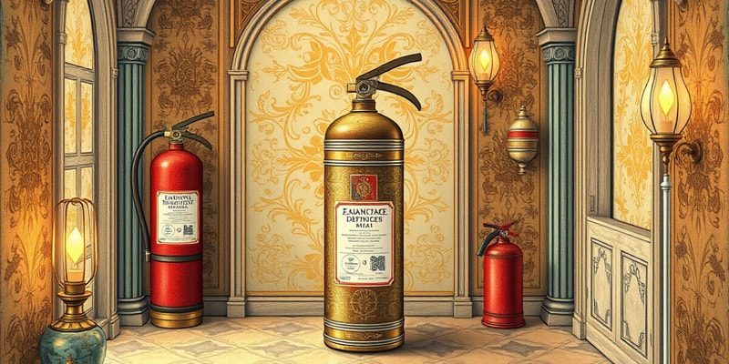 NFPA 10 Fire Extinguisher Definitions