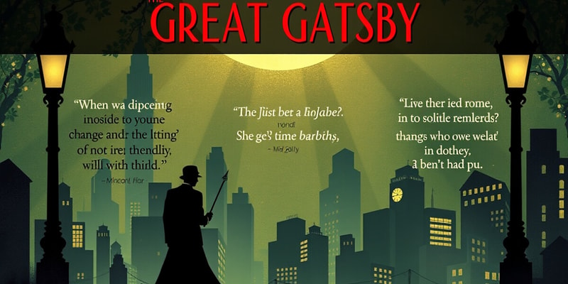 The Great Gatsby Chapter 1 Quotes