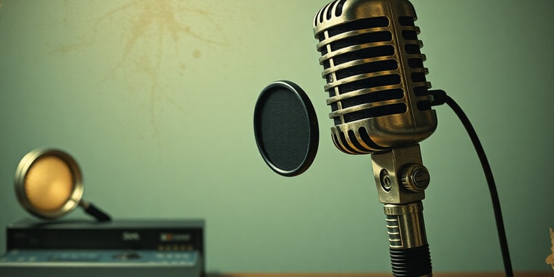 Audio Equipment: Microphones and Accessories