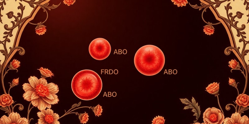 MD137 Haematology - Lecture 4: Blood Groups