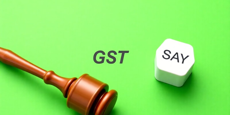 GST Overview and Taxable Events