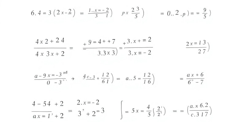 Algebra Practice Problems