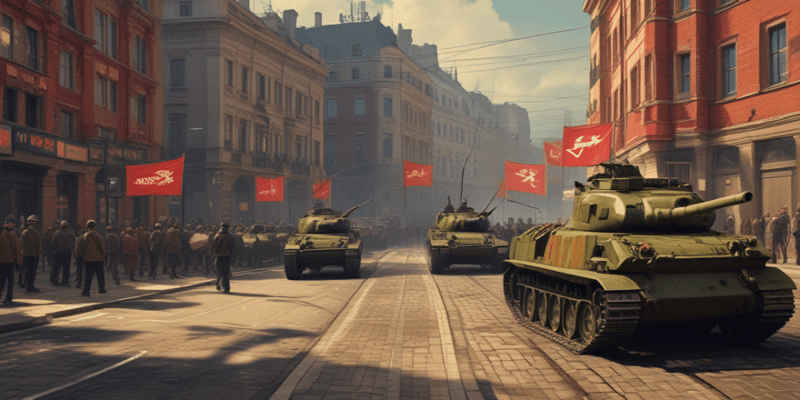 Invasion of Czechoslovakia by the Soviet Union Quiz