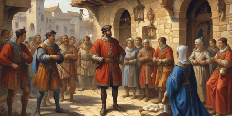 Clases Sociales en la Sociedad Medieval Española