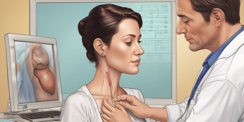 Thyroid Gland Palpation in Physical Exam