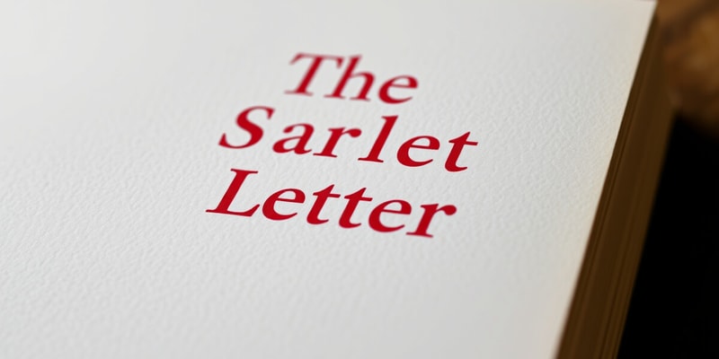 The Scarlet Letter Chapter 3 Quiz