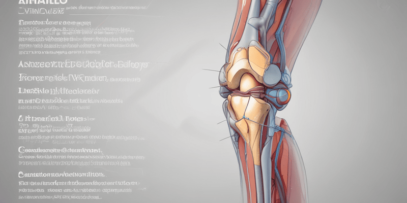 Knee Joints and Orthopedics