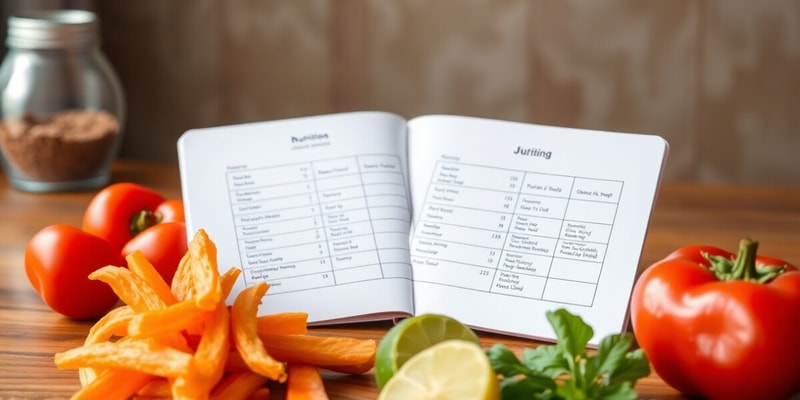 Nutrition Tracking and Food Journals