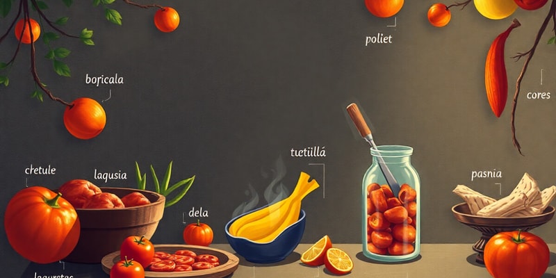 Vocabulario de Comida en Español