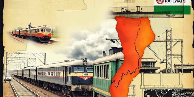 Indian Railway Zones and Sidings Overview