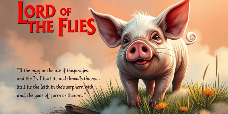 Lord Of The Flies Quotes: Piggy Flashcards