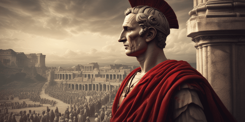 Roman Republic Politics and Assassination of Caesar