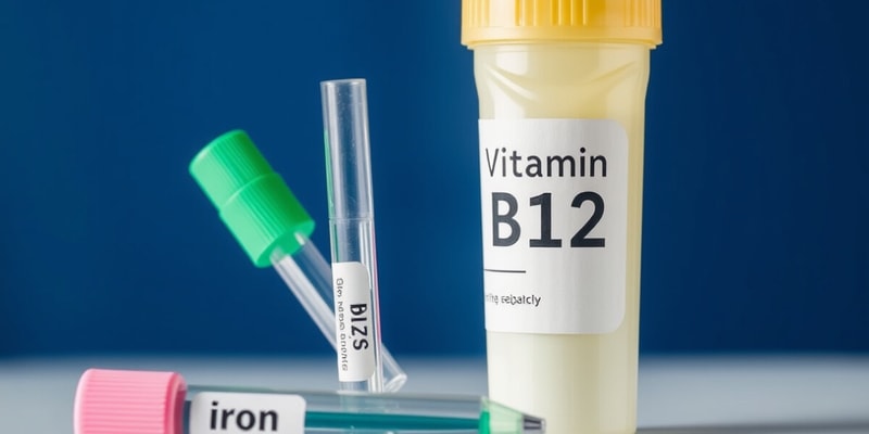 Laboratory Tests for Iron and B12 Deficiency